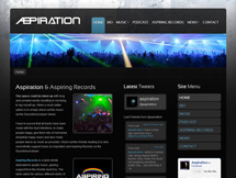 Aspiration Music Web Design