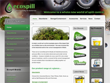 Ecospill Web Design
