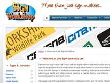 Sign Workshop - Web Design and SEO